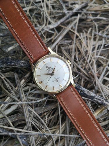 1962 Omega Constellation ”Pie-Pan” doglegs case *SERVICED*