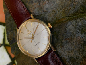 1959 Rare Omega Seamaster with linen dial and crosshair *SERVICED*