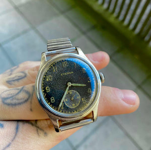 1948 Eterna with black dial