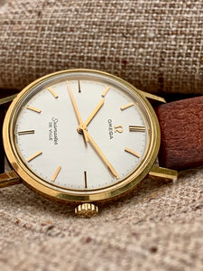 1964 Omega Seamaster De Ville in solid 18ct gold and silky dial