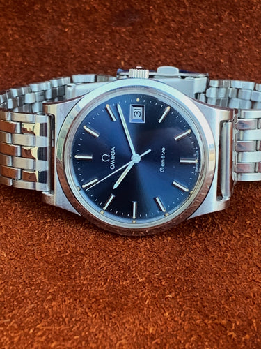 1974 Omega Genéve with lovely blue dial