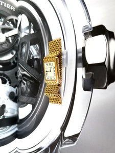 1990s Cartier Tank Louis with grain de riz-bracelet – WOFS Watches