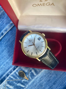 1969 Omega Seamaster Deville with original box and quick-set *SERVICED*