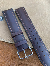 Load image into Gallery viewer, 20mm/18mm HIRSCH &quot;James&quot; Italian Calfskin &amp; Natural Rubber