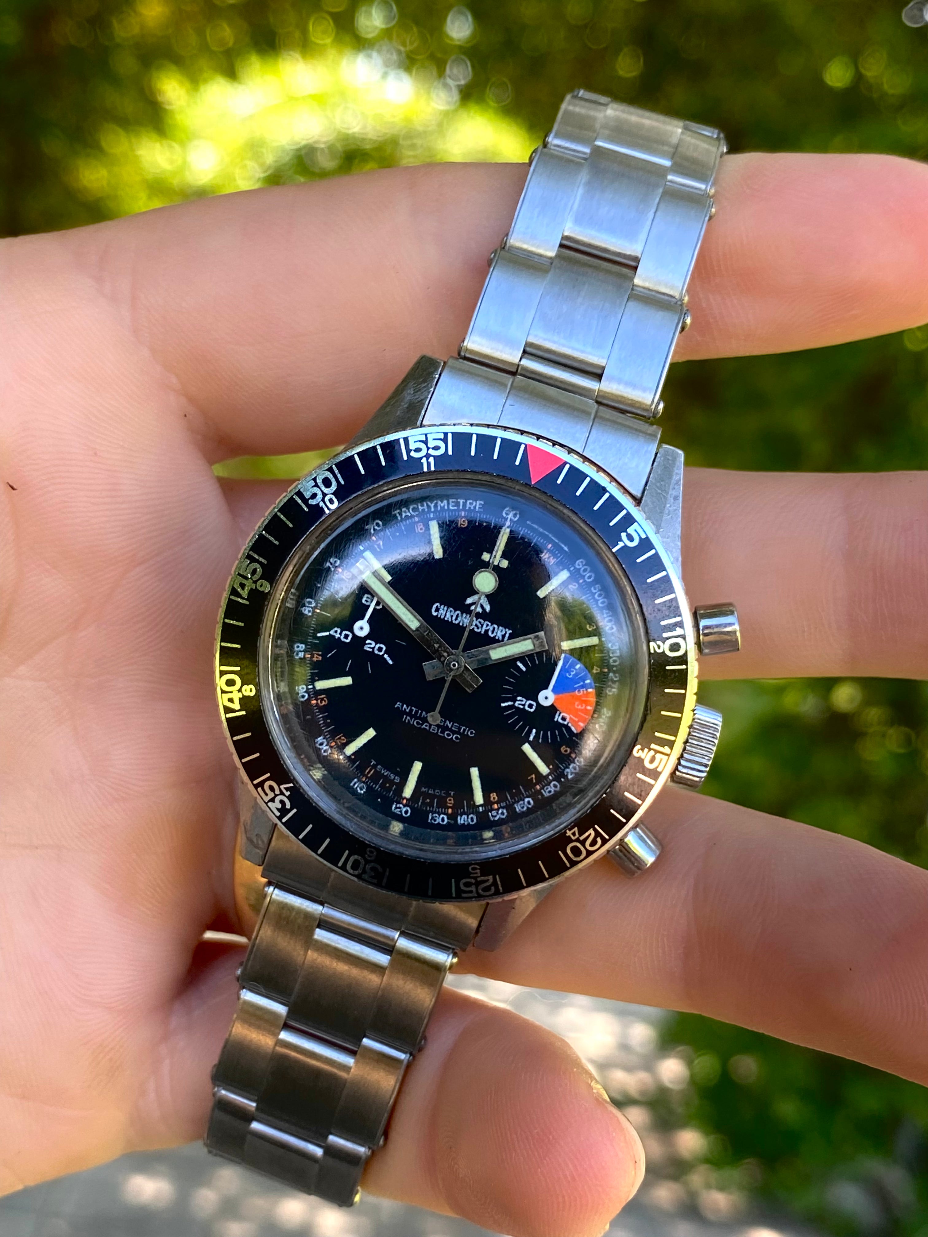 1960s Chronosport with a valjoux 7733 – WOFS Watches