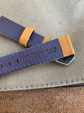 Load image into Gallery viewer, 18mm/16mm HIRSCH &quot;Mariner&quot; Wax-Coated Calfskin Leather