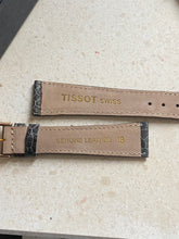 Load image into Gallery viewer, 18mm/16mm Original Tissot genuine leather strap and original buckle