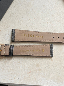 18mm/16mm Original Tissot genuine leather strap and original buckle