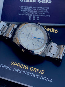 2018 Grand Seiko GMT Springdrive, ref: SBGE205, warranty!