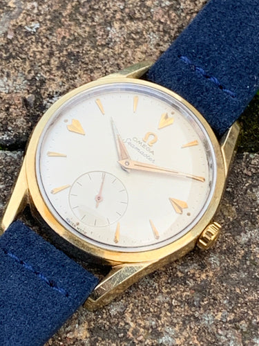 1958 Omega Seamaster with rare beveled index