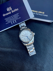 2018 Grand Seiko GMT Springdrive, ref: SBGE205, warranty!
