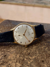 Load image into Gallery viewer, 1949/50 Tissot Antimagnetique in solid 18k gold *SERVICED*