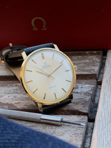 1966 Omega automatic DeVille in solid 18ct gold and original box