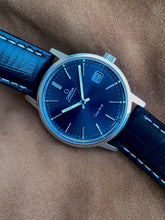 Load image into Gallery viewer, 1974 Omega Genève with lovely blue dial *SERVICED*