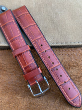 Load image into Gallery viewer, 18mm/16mm HIRSCH &quot;Paul&quot; Italin Calfskin &amp; Natural Rubber