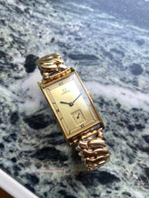 Load image into Gallery viewer, 1934 Big size Omega tank in solid 18k gold. Rare!! *SERVICED*