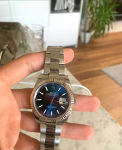 Load image into Gallery viewer, 2017 Rolex Datejust 41 &quot;Bright Blue&quot; dial. With box/cert and receipt
