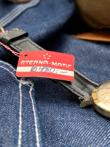 1960's Near NOS Eterna-Matic with original tags and buckle