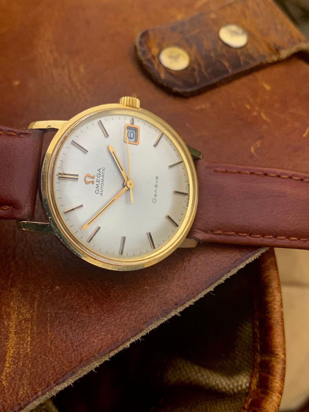 1968 Omega Automatic Genéve in 18k solid gold
