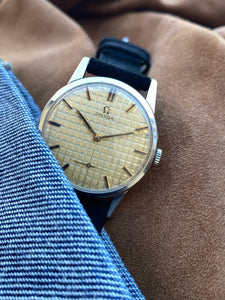 1962 RARE Omega "waffle" dial 121.00. Recently serviced