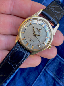 1960 Rare Omega Chronometer Constellation, “rail dial” , ref. 14381 *Serviced*
