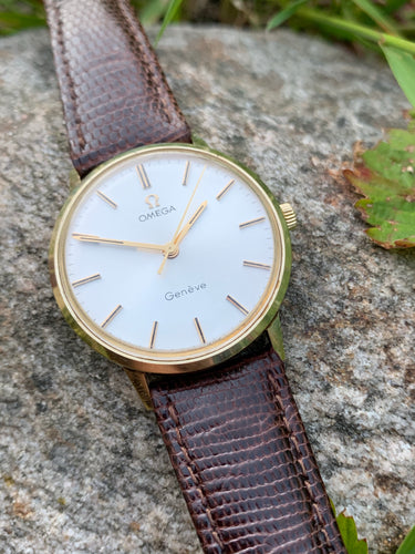 1969 Stunning Omega Genève 14k gold
