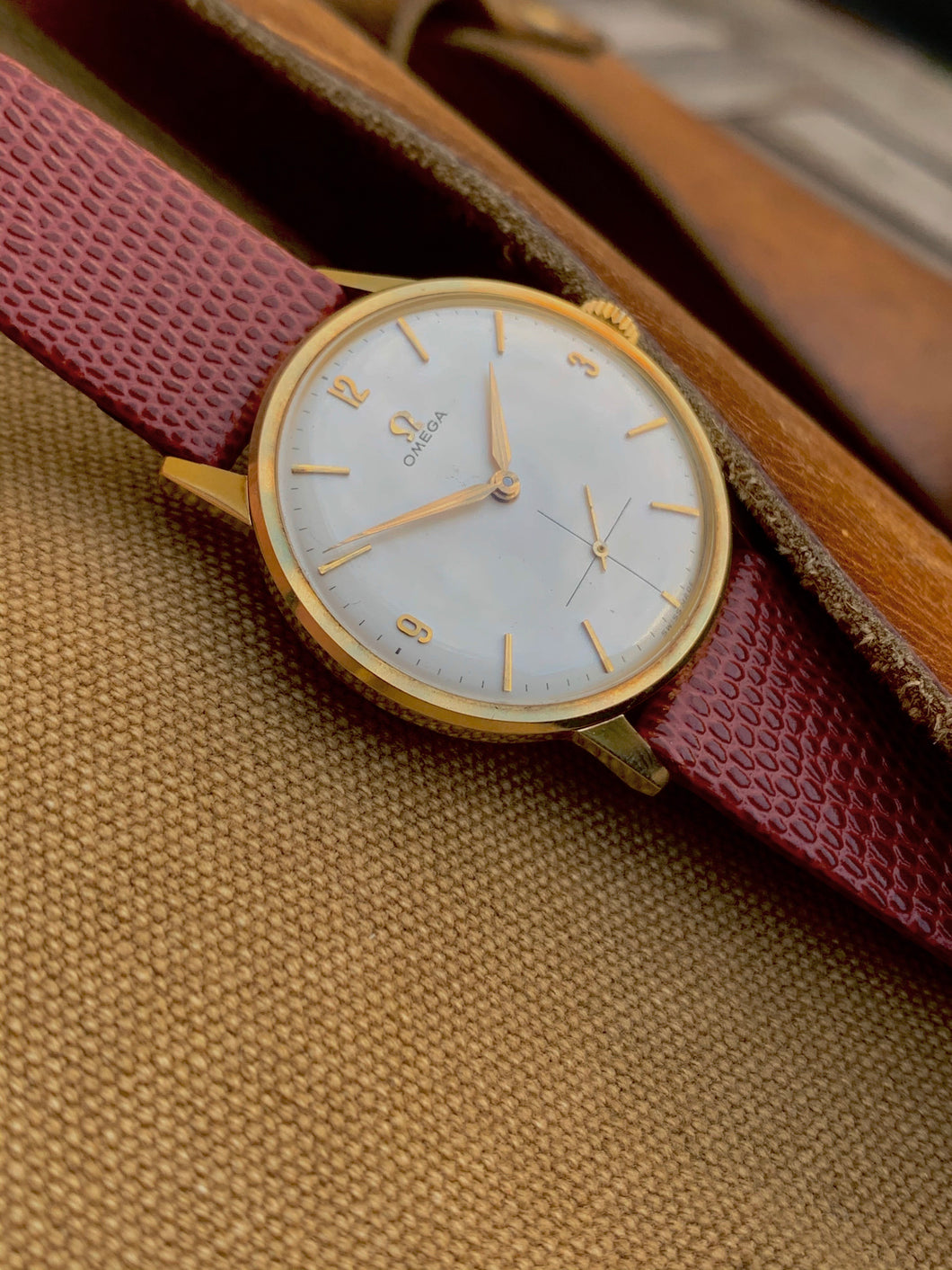 1961 Amazing Omega in 14k solid gold case