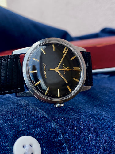 1964 Omega Seamaster, black dial. *SERVICED*