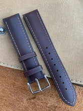 Load image into Gallery viewer, 20mm/18mm HIRSCH &quot;James&quot; Italian Calfskin &amp; Natural Rubber