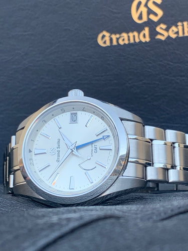 2018 Grand Seiko GMT Springdrive, ref: SBGE205, warranty!