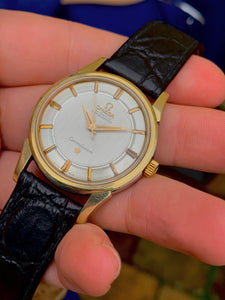 1960 Rare Omega Chronometer Constellation, “rail dial” , ref. 14381 *Serviced*