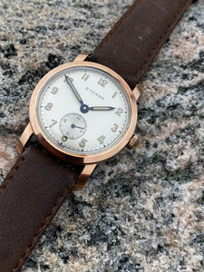 1944 Eterna with fat case and pristine dial