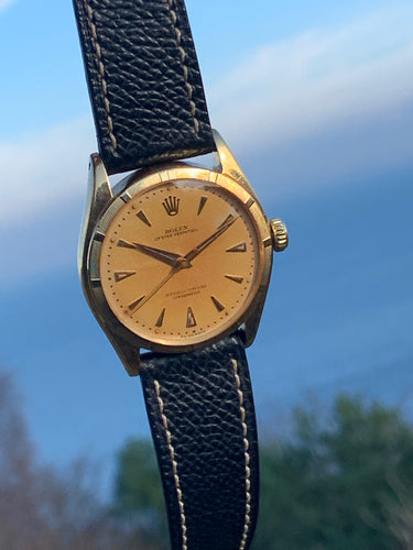 1952 RARE Rolex Chronometer, ref. 6085 in a solid gold 18k case *SERVICED*