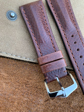 Load image into Gallery viewer, 24mm/22mm HIRSCH &quot;Lucca&quot; Tuscan Calfskin