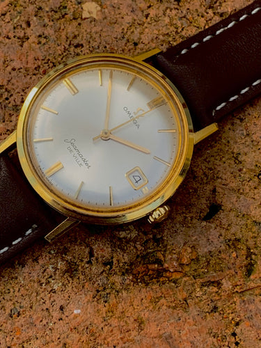 1962 Amazing Omega Seamaster Deville in 18k solid gold case
