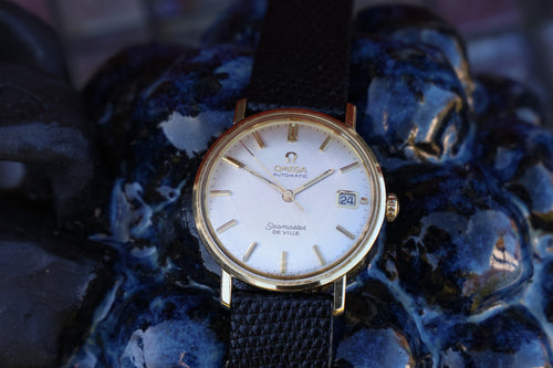 1964 Omega Automatic Seamaster Deville with linen dial